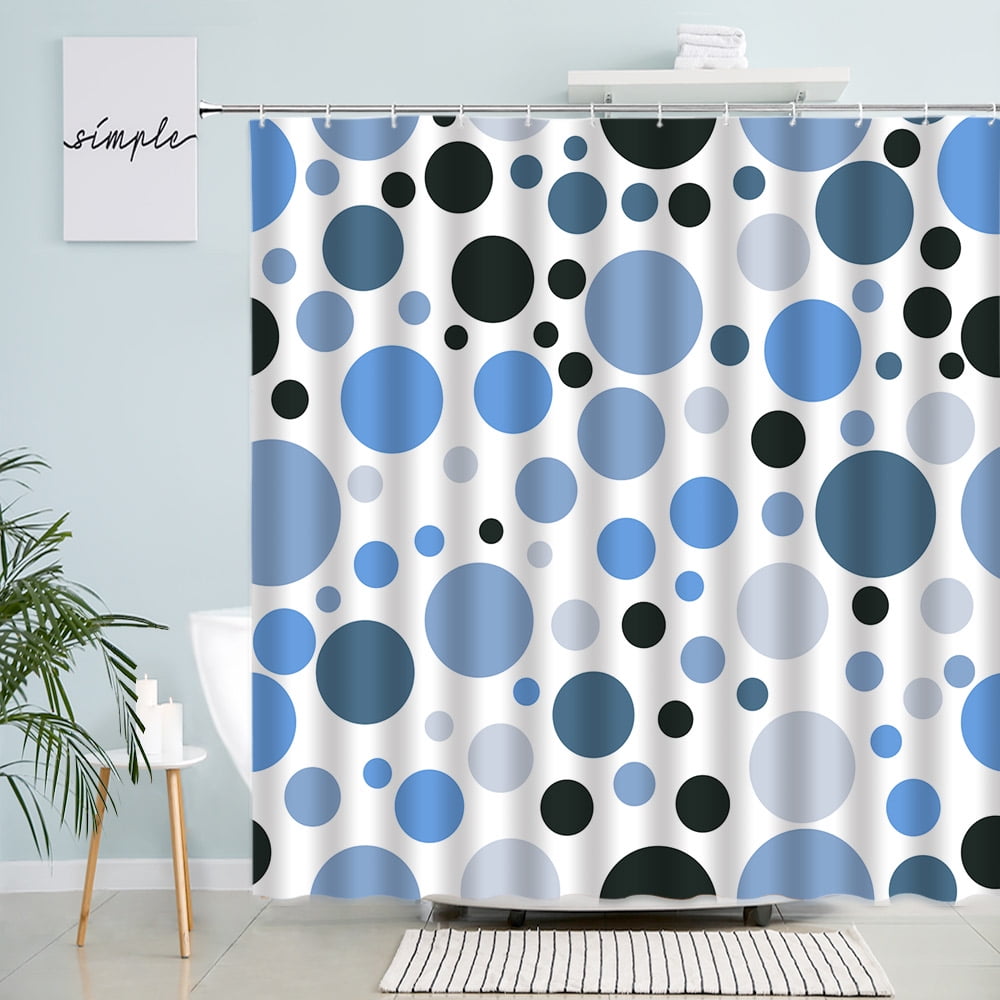 Creative Geometric Shower Curtains Brown Black Round Pattern Abstract Creative Geometric Shower Curtains Brown Black Round Pattern Abstract