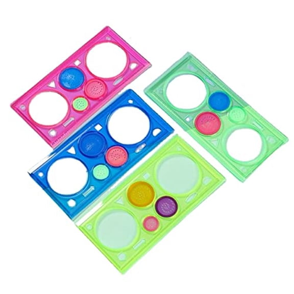 Creative Gift Designer Spirograph Geometric Ruler Drafting Tools Art For Students | Pack Of 5