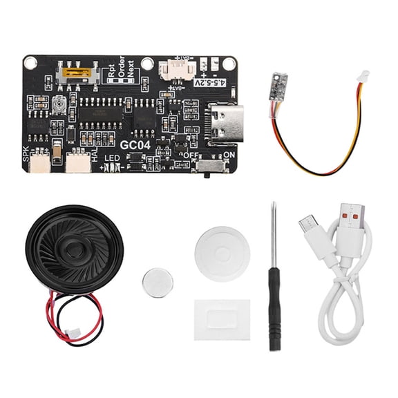 Creative Gift Tool Customizable Sound Voice Message Recorders for Christmas Birthday Music Greeting Card, 8MB, Designers