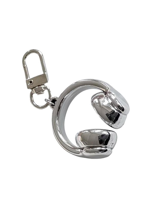 Creative Gift for Friend Stylish Headphone Keyring Resin Keychain Carabiner