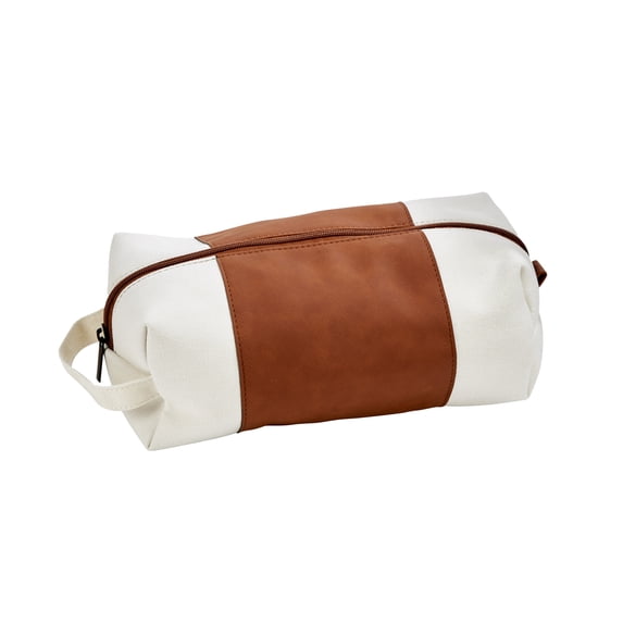 Creative Gifts International 002326 Leatherette Travel Kit, Caramel