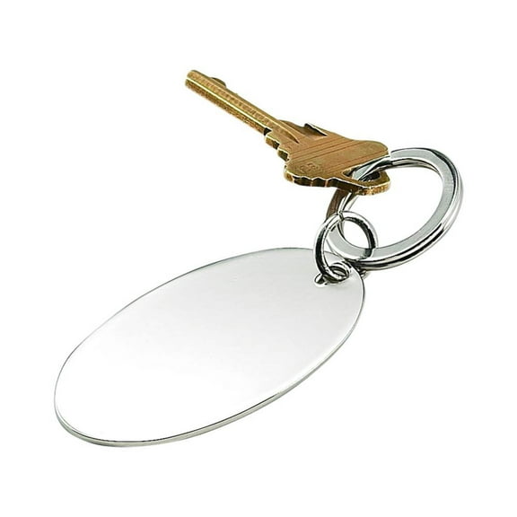 OVAL KEY CHAIN, NP 3.75" L
