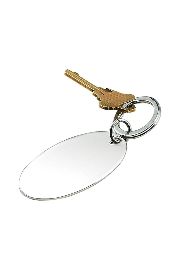 OVAL KEY CHAIN, NP 3.75" L