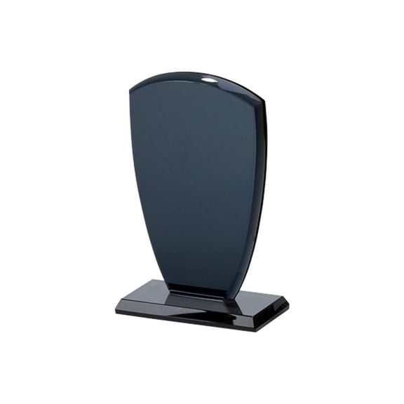 Creative Gifts International 004266 6.25 in. Shield Smoked Trophy - Small