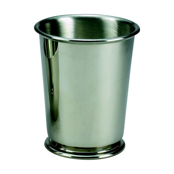 Creative Gifts International 10 oz Pewter Mint Julep Cup with 3.75 in. - Green