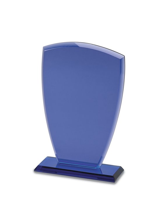 CGI Large Cobalt Shield Trophy, 8.5"