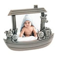 thumbnail image 1 of Creative Gifts International Noah's Ark 3x3 Photo Frame, Pewter Finish, 1 of 4