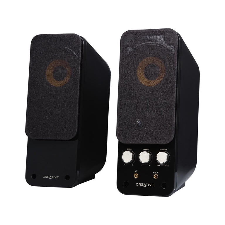 Creative GigaWorks T20 2.0 Speaker System, Glossy Black