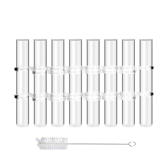 Creative Glass Vase Tube Hinged Flower Plant Holder Hydroponic Container Living Room Table Floral