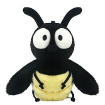 Creative Glowing Firefly Plush Doll Pillow-Cute Companion Animal Toy-Suitable for Girls' Soft Embrace -7.1''