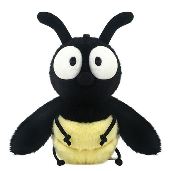 Creative Glowing Firefly Plush Doll Pillow-Cute Companion Animal Toy-Suitable for Girls' Soft Embrace -7.1''