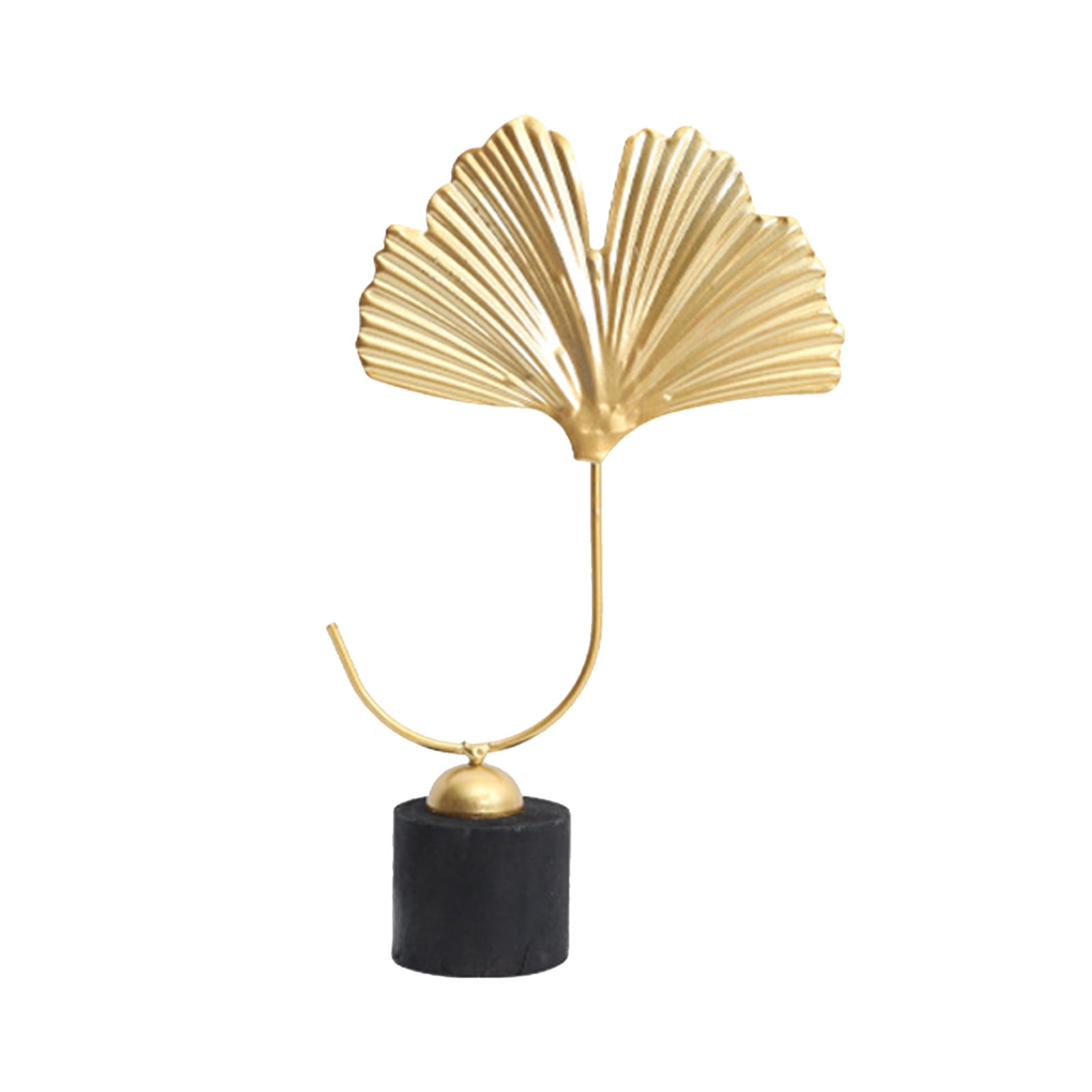 Creative Golden Gingko Leaves Bedroom Ornaments Modern TV Cabinet ...