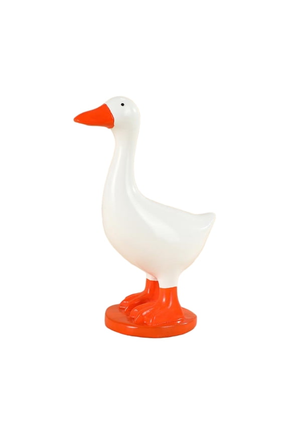 Creative Goose Key Holder Resin Quirky Statue Key Pendant Fun Hook Stand Desktop Decoration Home for Car Keys or Bag Accessories