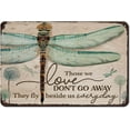 thumbnail image 1 of Creative Green Dragonfly Metal Tin Sign Vintage Aluminum Sign 8x12 Inch, 1 of 5