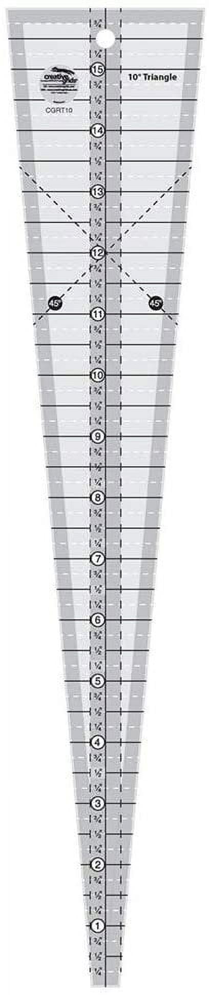 10 Degree Triangle Ruler, Creative Grids