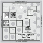 Creative Grids 4" Curvy Log Cabin Trim Tool