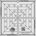 thumbnail image 1 of Creative Grids 6-1/2in Square It Up or Fussy Cut Square Quilt Ruler - CGRSQ6, 1 of 6