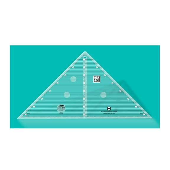 Creative Grids 90 Degree Quarter-Square Triangle Quilt Ruler