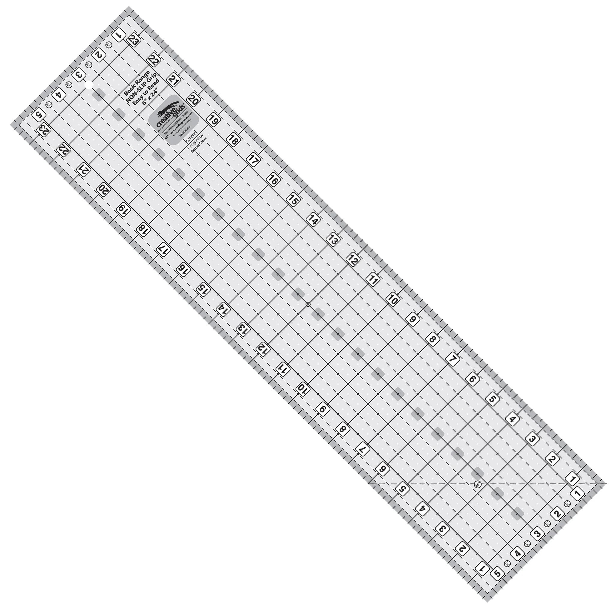 Creative Grids Basic Range 6" x 24" Rectangle Ruler