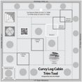 thumbnail image 1 of Creative Grids Curvy Log Cabin Trim Tool 8In Finished Blocks - Cgrjaw5, 1 of 1