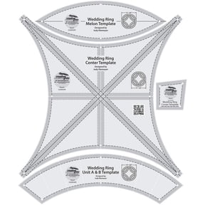 Creative Grids Double Wedding Ring Templates