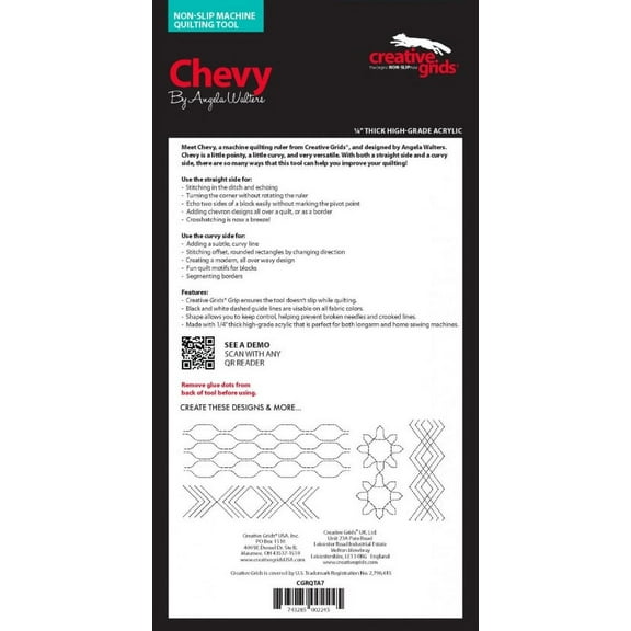 Creative Grids Machine Quilting Tool - Chevy