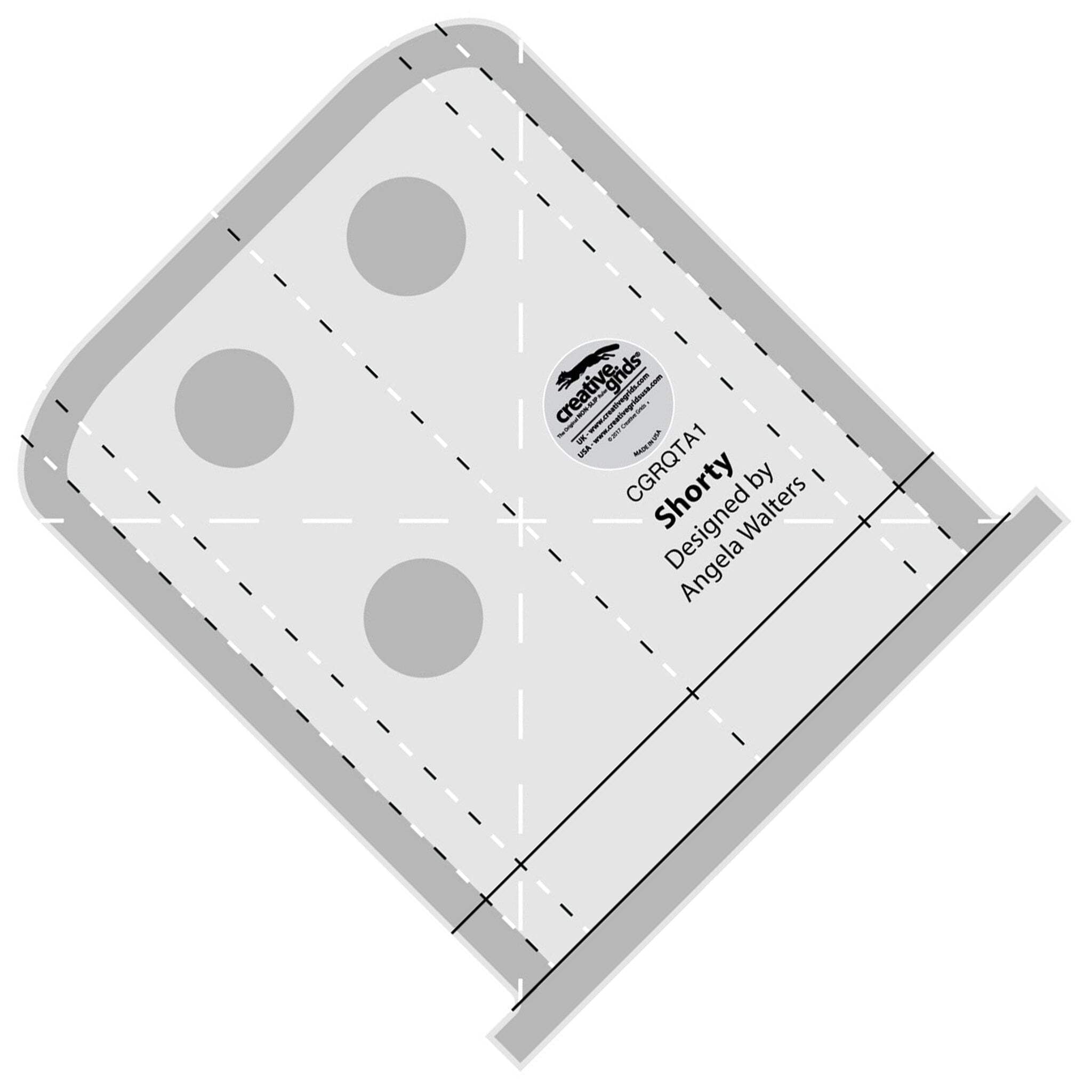 Creative Grids Machine Quilting Tool~TA1~Shorty Quilt Ruler