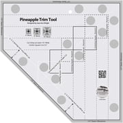Creative Grids Pineapple Trim Tool Plus Tropical Fruit Pineapple Quilt Pattern