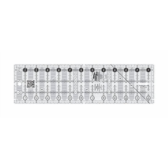 Creative Grids Quick Trim Ruler 3-1/2in X 12-1/2in Rectangle, CGRMT1