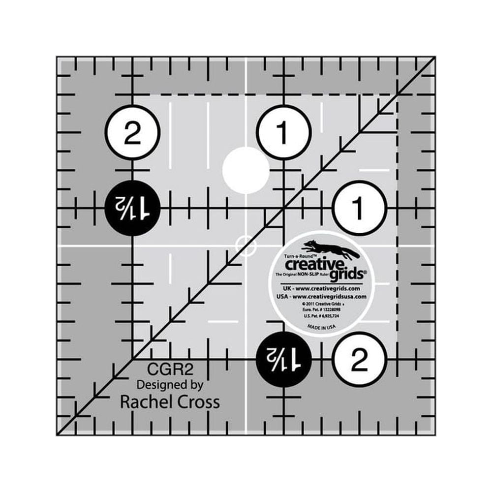 Omnigrid Quilter's Square 21/2x21/2, Omnigrid Quilting Rulers