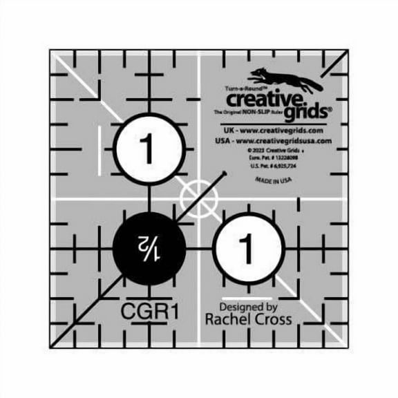 Creative Grids Quilt Ruler 1-1/2in x 1-1/2in Square