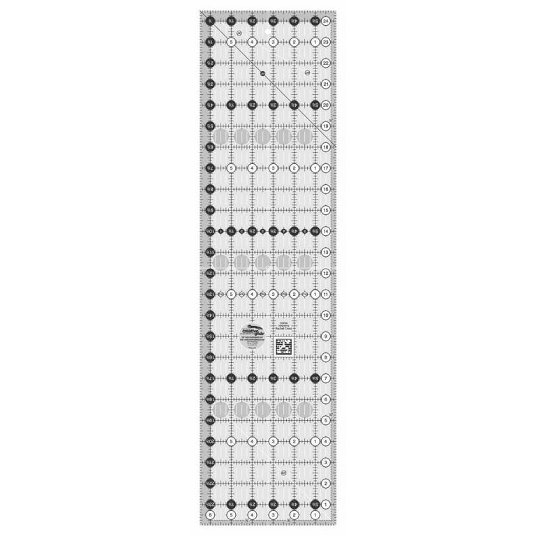 Creative Grids - Quilt Ruler 6 ½ inch x 24 ½ inch Creative Grids - Quilt Ruler 6 ½ inch x 24 ½ inch