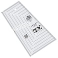 thumbnail image 1 of Creative Grids Quilt Ruler Straight Out Of Line 6in x 10in, 1 of 5