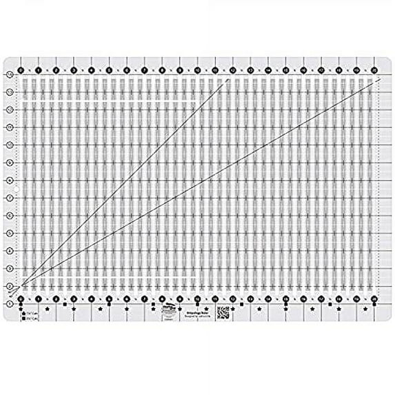 Creative Grids Stripology Slotted Quilting Ruler Template CGRGE1