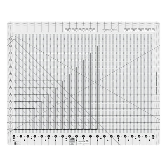 Creative Grids Stripology XL Slotted Quilt Ruler (CGRGE1XL)