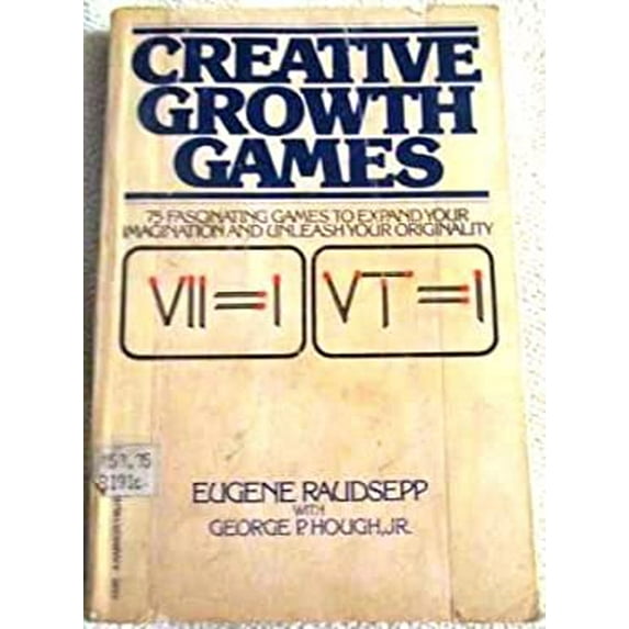 Pre-Owned Creative Growth Games Paperback Eugene Raudsepp