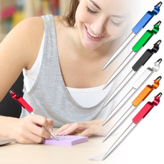 Creative Hand Gesture Shaped Ballpoint Pen, Gold Metal Finish, Aluminum Alloy Parts, Quick Dry Ink