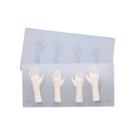 Creative Hand Palms Silicone Mould with Detailed Texture for Safe Crafting Personalize Accessories and Decoration