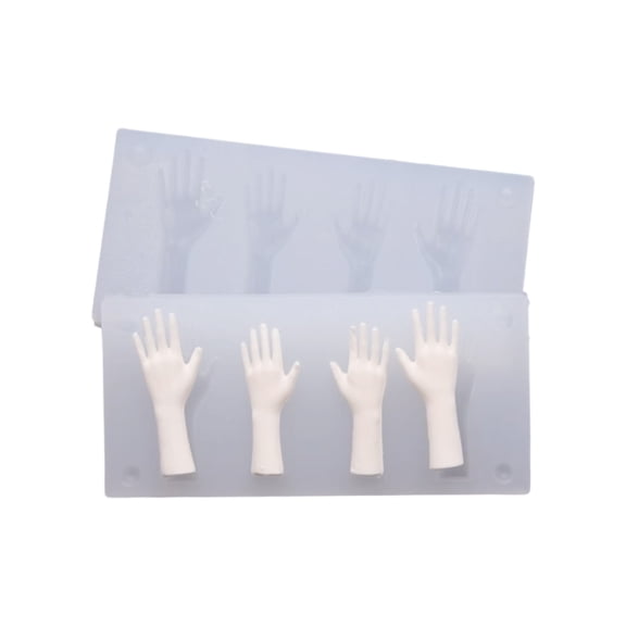 Creative Hand Palms Silicone Mould with Detailed Texture for Safe Crafting Personalize Accessories and Decoration