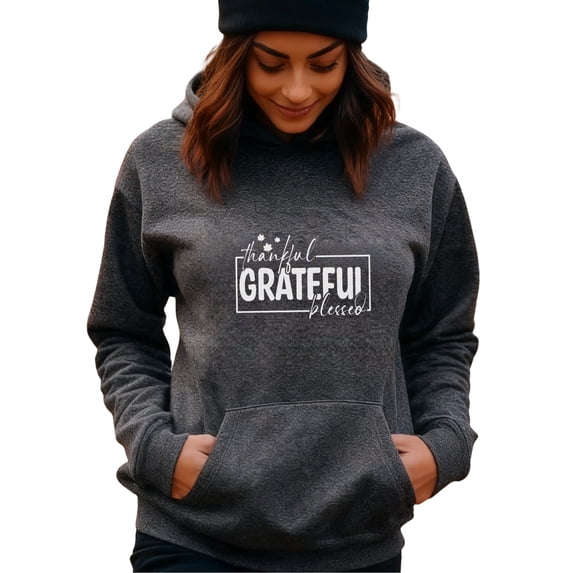 Creative Harvest Thanksgiving Hoodie for Men Women, Funny Turkey Graphic Pullover Hooded Sweatshirt, Cozy Cotton Poly Blend, Holiday Fall Outfit