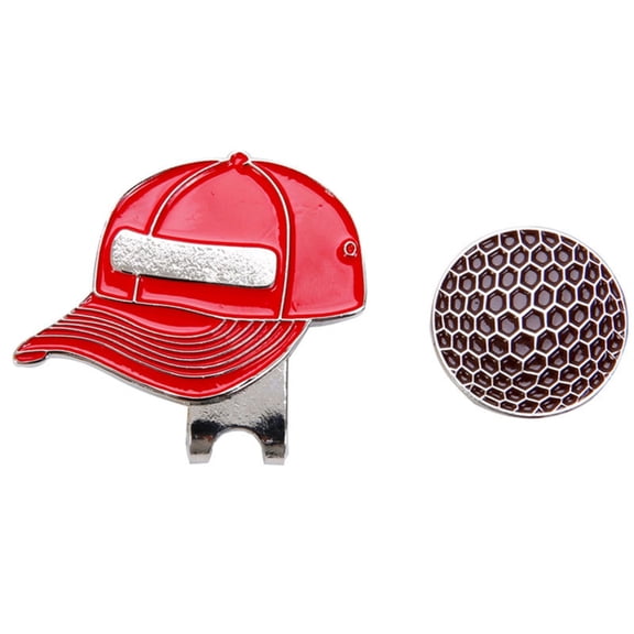 Creative Hat Clips Replacement Golf Balls Marker Holder Golf Hat Clip for Golf Gloves Hats Bag Hat Visors Belt