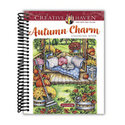 Creative Haven Autumn Charm Coloring Book (Spiral Bound)