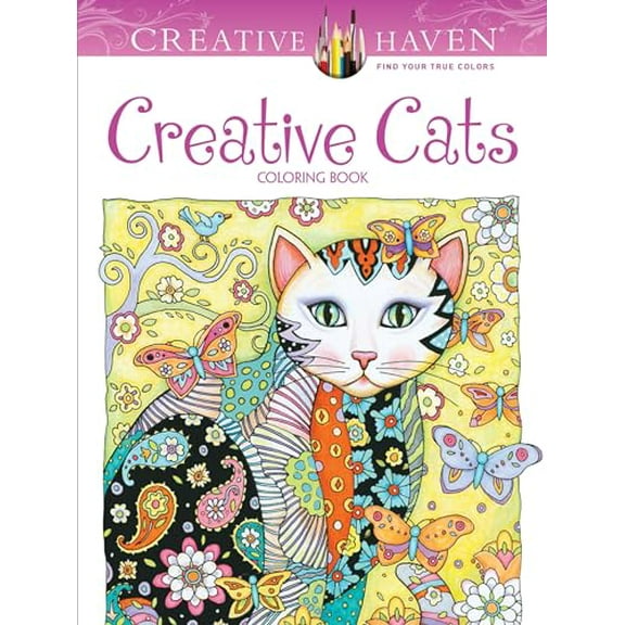 Pre-Owned Creative Haven Creative Cats Coloring Book (Paperback) 0486789640 9780486789644