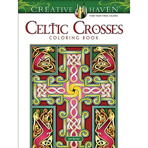 Pre-Owned Creative Haven Celtic Crosses Coloring Book (Paperback) 0486826686 9780486826684