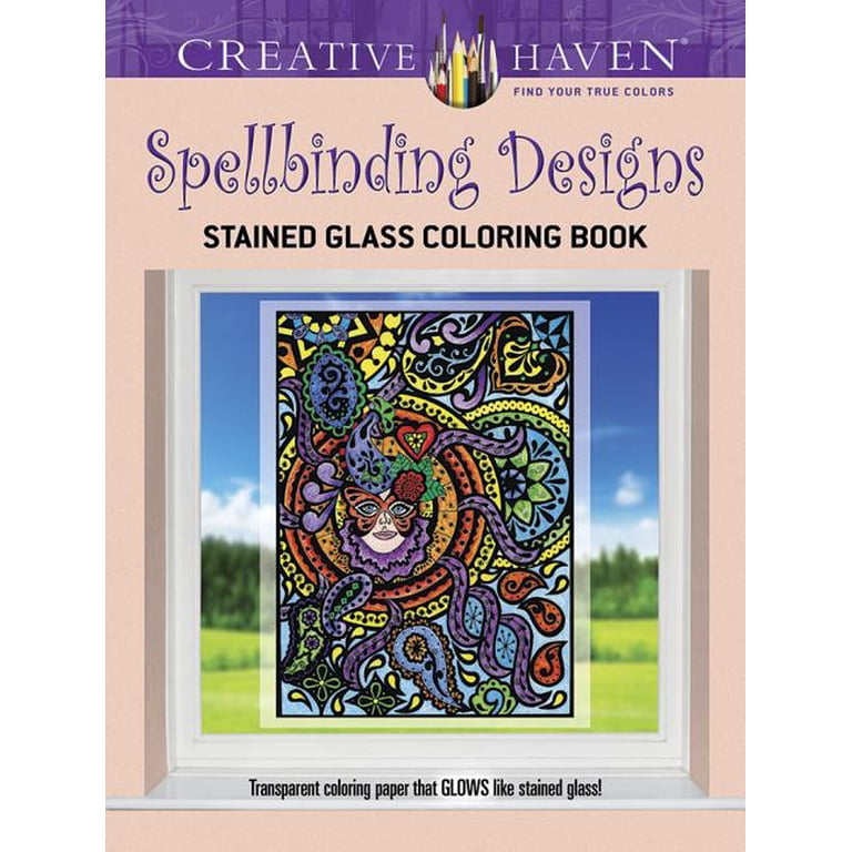 Spellbinding Design Complex Stained Glass Coloring Pages