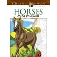 Creative Busyness Creative Haven Horses Color by Number Coloring Book - Walmart.com