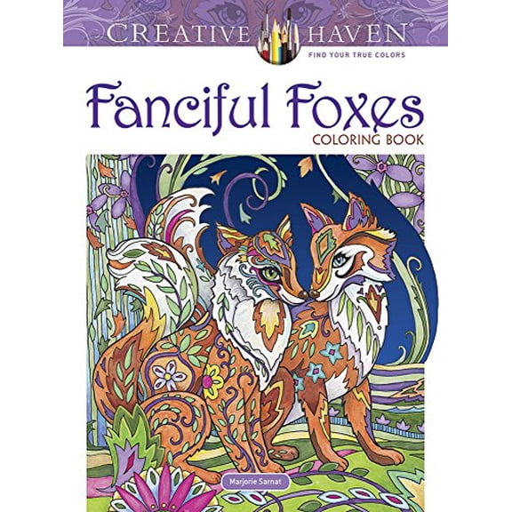 Pre-Owned Creative Haven Fanciful Foxes Coloring Book (Paperback 9780486806198) by Marjorie Sarnat