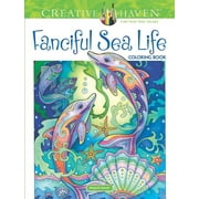 MARJORIE SARNAT Creative Haven Fanciful Sea Life Coloring Book (Paperback)