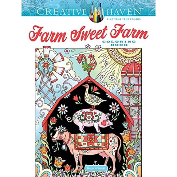 Pre-Owned Creative Haven Farm Sweet Farm Coloring Book (Paperback) 0486848655 9780486848655