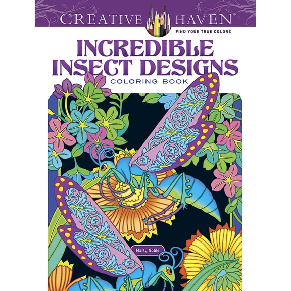 Pre-Owned Incredible Insect Designs Coloring Book (Paperback) 0486494993 9780486494999